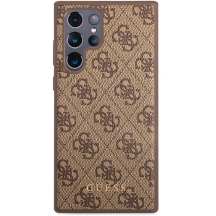 Калъф, Guess, за Samsung Galaxy S23 Ultra, Кафяв