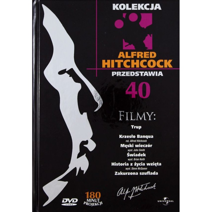 Alfred Hitchcock Przedstawia 40:Trup / Krzesło Banqua / Męski wieczór / Świadek / Historia z życia wzieta / Zakurzona szuflada (digibook) [DVD]