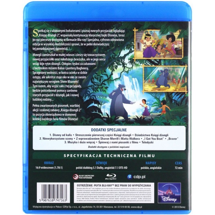 Cartea Junglei 2 [Blu-Ray]