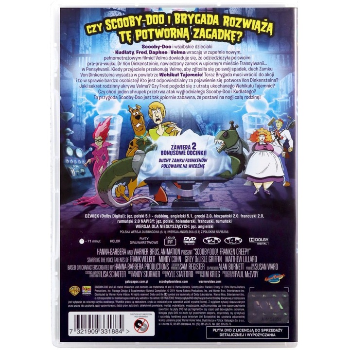 Scooby-Doo! Frankenszörnyűség [DVD]