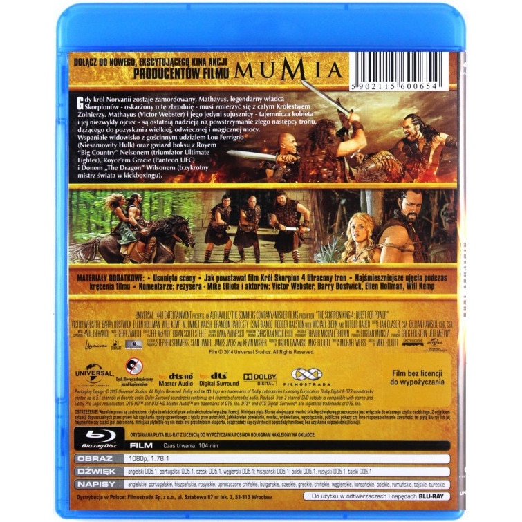 Regele scorpion [Blu-Ray] - eMAG.ro
