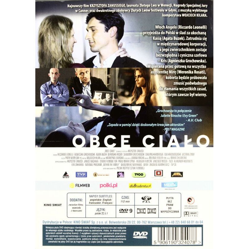 Obce Cialo Dvd Emaghu 8697