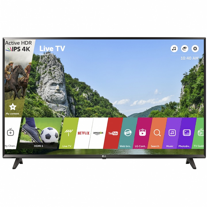 Televizor LED Smart LG, 123 cm, 49UJ6307, 4K Ultra HD