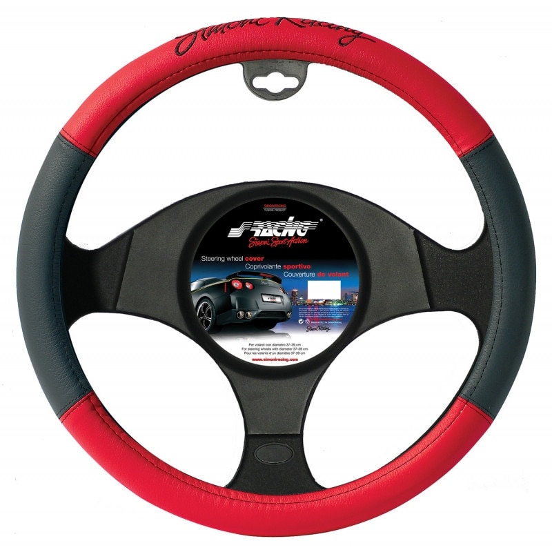Husa volan universala, marca Simoni Racing, model Trophy red cod CVT/1R