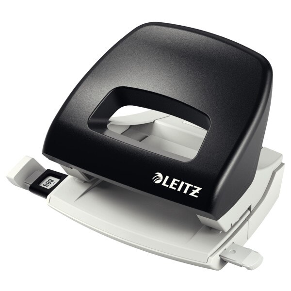 Perforator plastic Leitz NeXXt Series 5038, 16 coli, negru