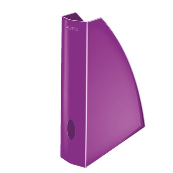 Suport vertical pt documente Leitz WOW, mov metalizat Suport vertical pt documente Leitz WOW, mov metalizat