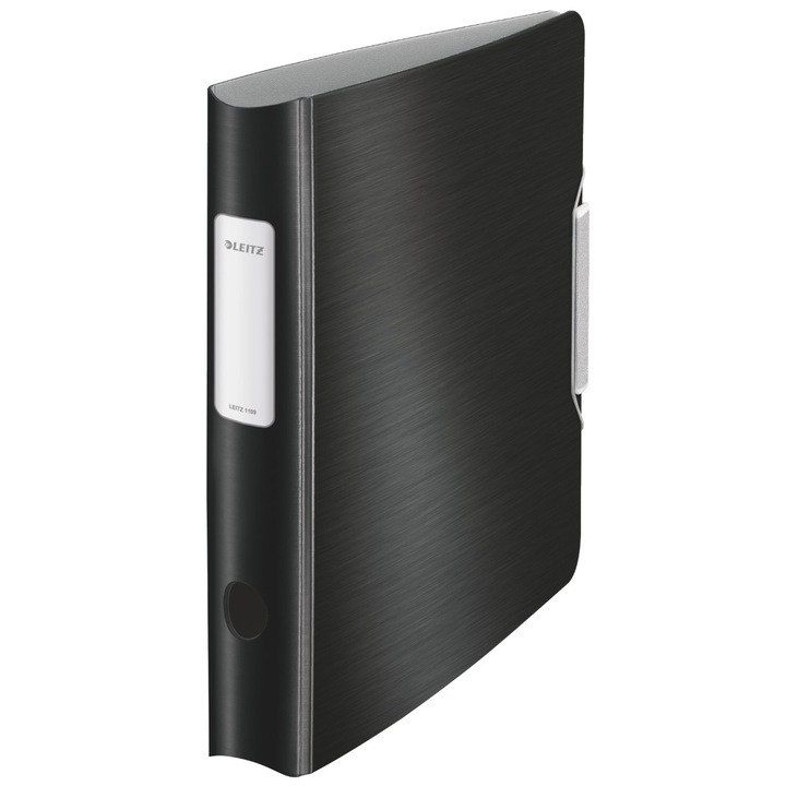 Bookshelf Leitz 180 Active Style, 50 мм, сатенено черно