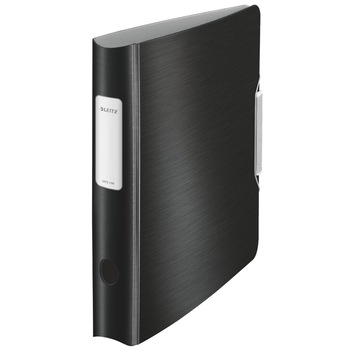 Biblioraft Leitz 180 Active Style, 50 mm, negru satin Biblioraft Leitz 180 Active Style, 50 mm, negru satin