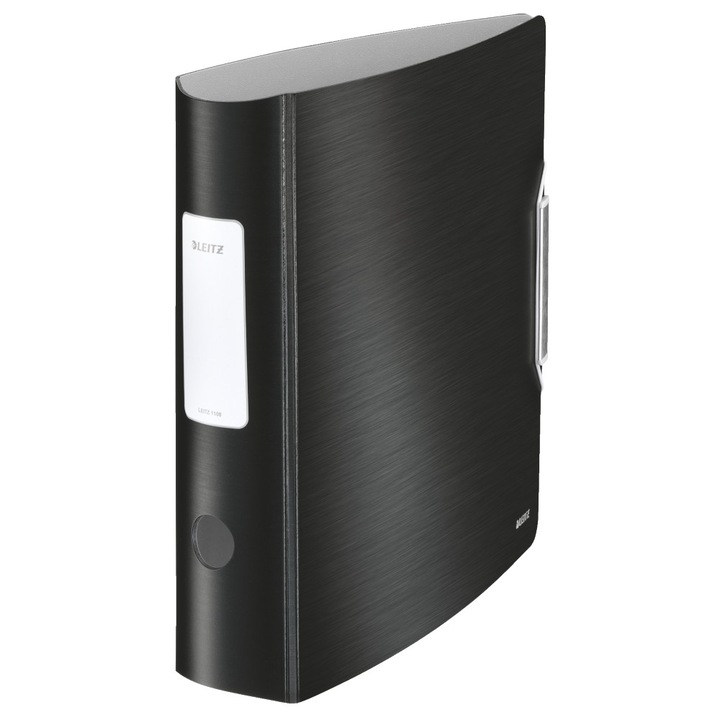 Етажерка за книги Leitz Active Style 180, 75 мм, сатенено черно