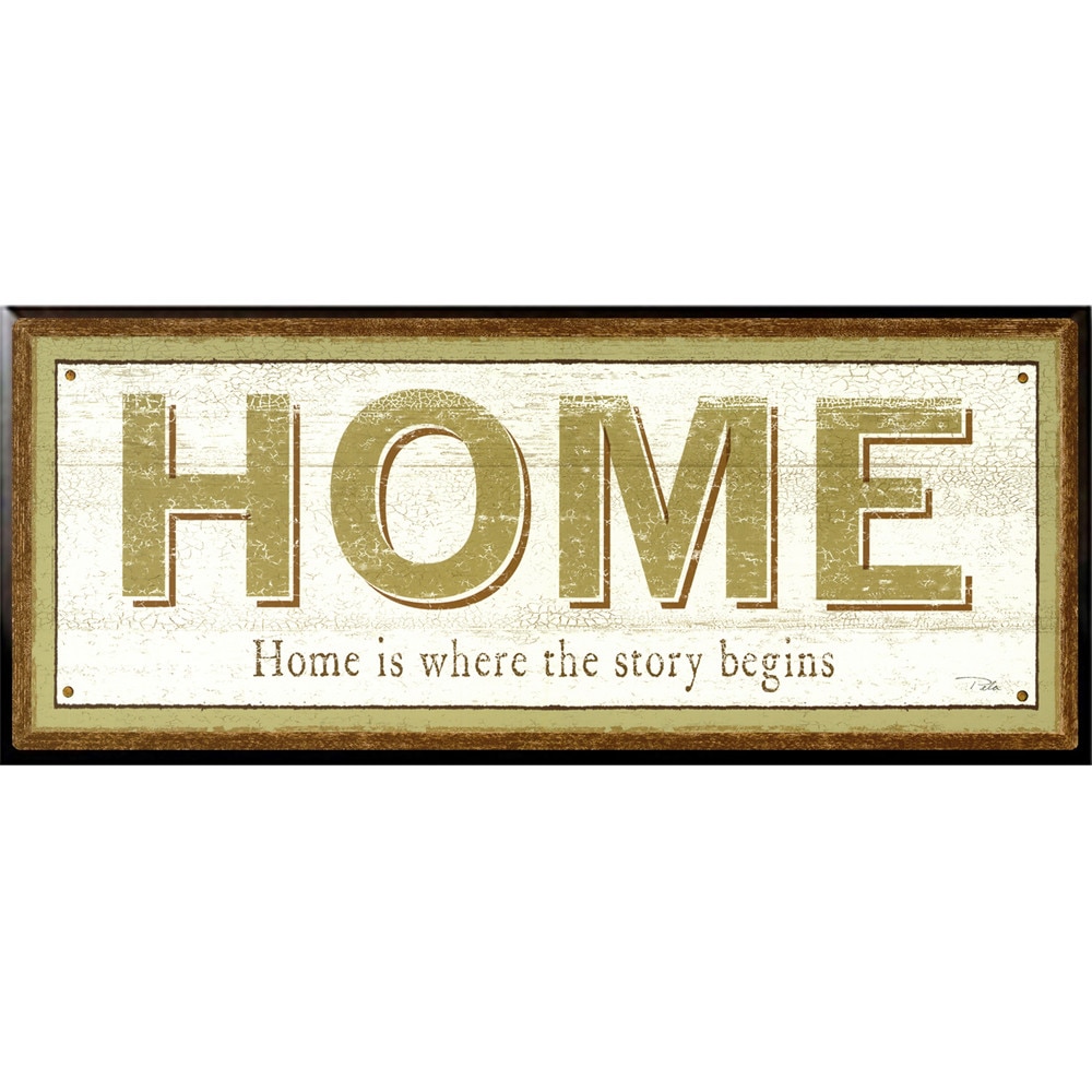 Tablou inramat pe suport de lemn 