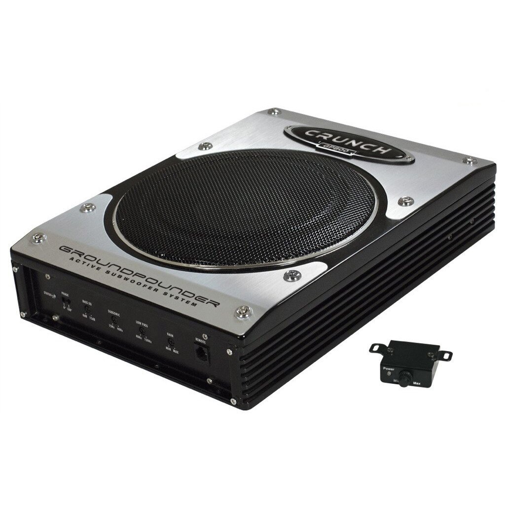 Subwoofer Auto Crunch GP 800, subwoofer underseat activ eMAG.ro