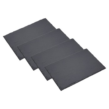 Set 4 platouri servire, 30 cm, ardezie - Kitchen Craft Set 4 platouri servire, 30 cm, ardezie - Kitchen Craft