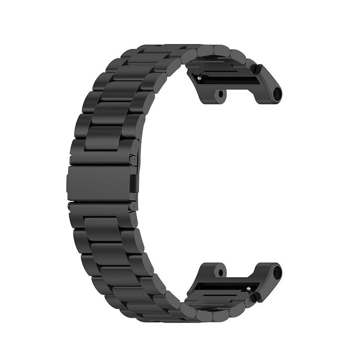 Xiaomi Amazfit T-Rex Pro Sikai fekete színű láncszemes "fém" óraszíj