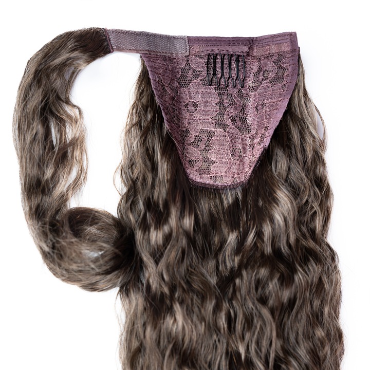 Coada Extensie Par, Creata, Celebra, 100% Fibra Kanekalon, "Lily", Toffee, 56cm, 85 gr