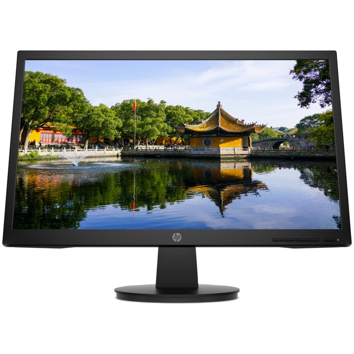 HP Led V22v G5 monitor, 22" VA, Full HD, 75 Hz, FreeSync, VGA, HDMI, Vesa, 3000:1, 5 ms, fekete
