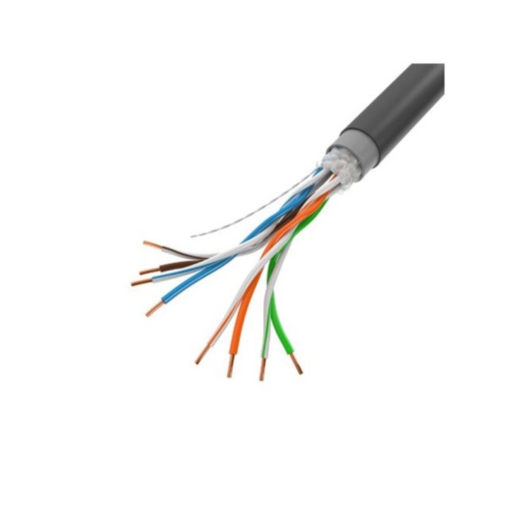 Lanberg LCU5-30CU-0305-BK 305m Cat5e U/UTP AWG24 Fca PE+PVC árnyékolatlan zselés fekete kültéri kábel