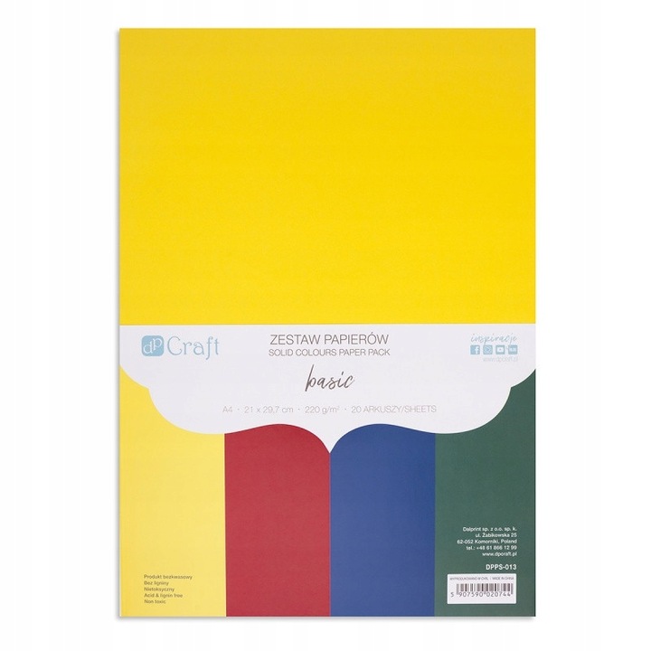 Hartie colorata, Dp Craft, Galben