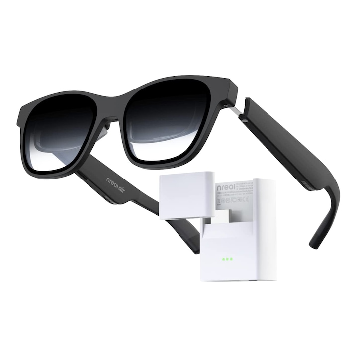 Ochelari VR Air, Nreal, Display integrat, Negru