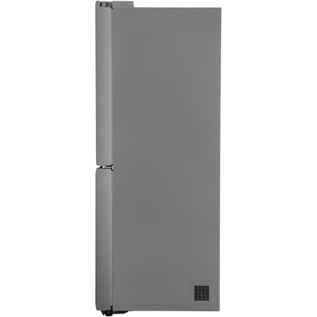 Side by Side LG GMB844PZFG, 530 l, No Frost, LinearCooling, Multi-Door, NatureFresh, Clasa F, H 179 cm, Inox