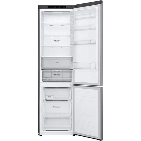 Хладилник с фризер LG GBP62PZNCN1, 384 л, No Frost, Инверторен компресор Smart, DoorCooling+, Клас C, H 203 см, Неръждаема стомана
