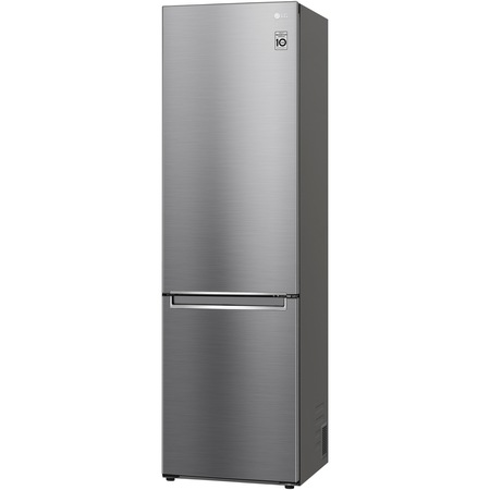 Combina frigorifica LG GBP62PZNCN1, 384 l, No Frost, Compresor Smart Inverter, DoorCooling+, Clasa C, H 203 cm, Inox