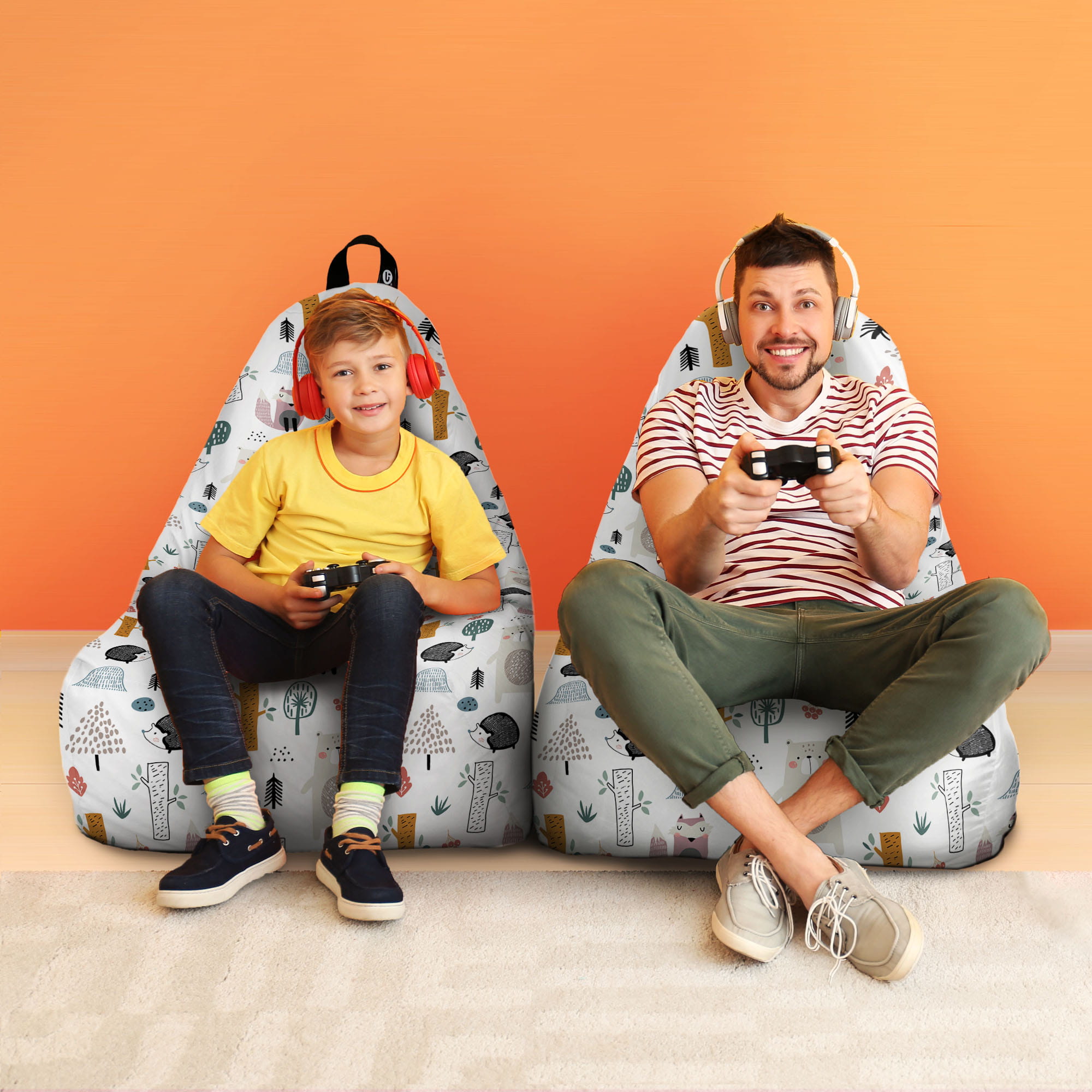 Fotel Updeco Pouf Babzsákfotel, Chill L típus, vízálló, szobai ...