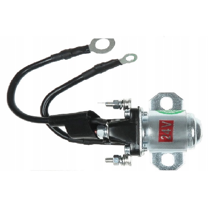 Indítórelé SS5021, AS-PL, Mitsubishi, 24 V, fekete/ezüst