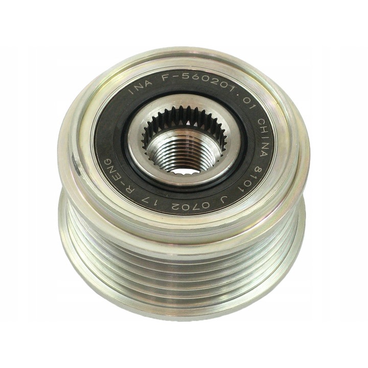 Rolie alternator, INA, Otel, Unidirectional, Argintiu