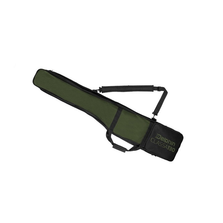 Husa cu 2 compartimente pentru lansete pescuit, Delphin, Model Classa Lungime 130cm