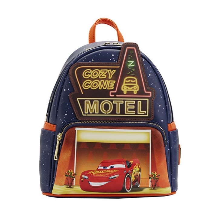 Rucsac - Disney - Moments Cars, Fermoar, Piele ecologica