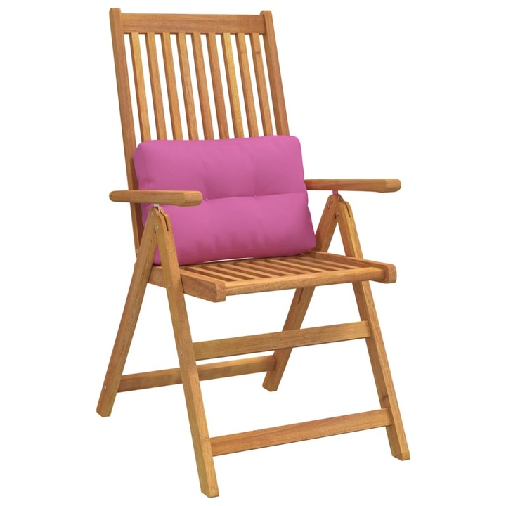 Perna de paleti vidaXL, roz, 60x40x12 cm, textil, 0.6 kg