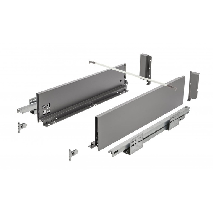 Sertar, GTV Axis Pro, Apasare pentru deschidere, 500 mm, Antracit