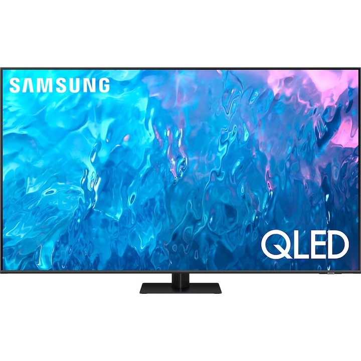 Телевизор QLED Smart SAMSUNG 65Q70C, Ultra HD 4K, HDR, 163 см, Клас F, Сив