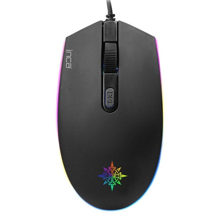 INCA IMG-GT13 Gaming Mouse Black, 206415, Egér