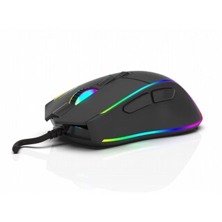 Inca IMG-GT14 PRO Mouse Gaming Ottico 3600 DPI, 7 Tasti, LED RGB, Cavo Intrecciato 1,5m