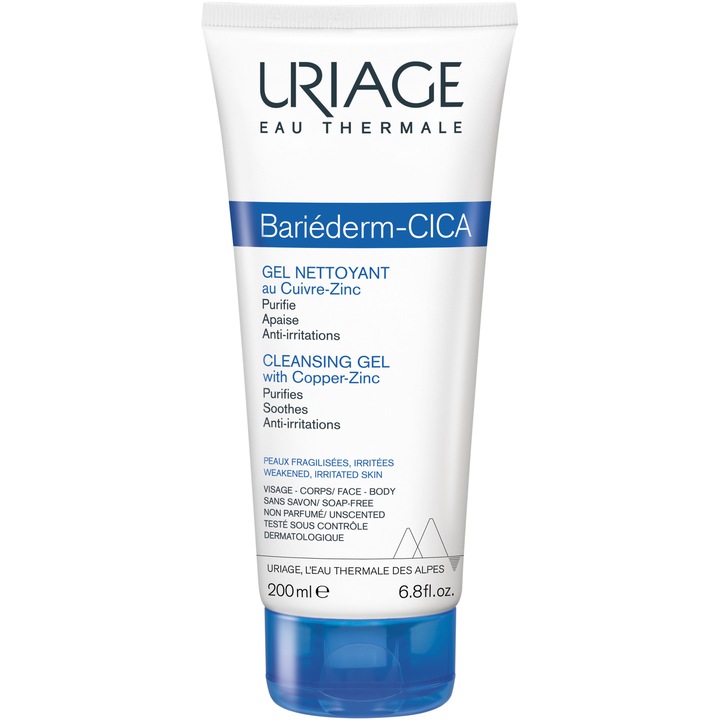 Uriage Bariéderm Cica CU-ZN Mosakodógél, 200 ml