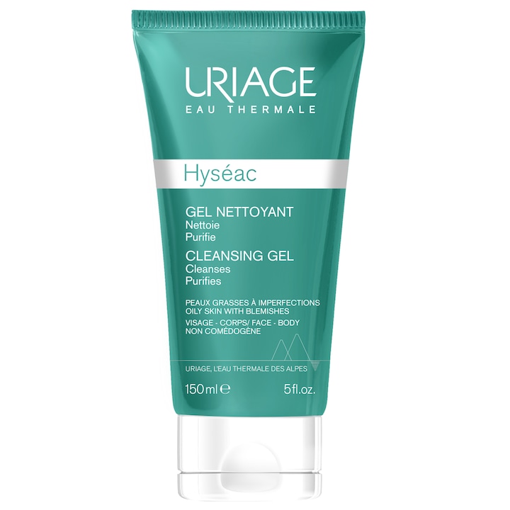 Почистващ гел Uriage Hyseac за склонна към омазняване кожа, 150 мл