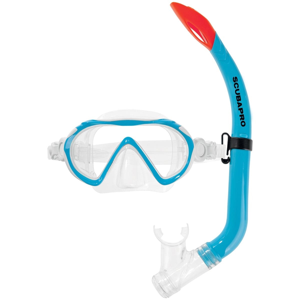 Set snorkeling Scubapro - SPIDER KID, Albastru