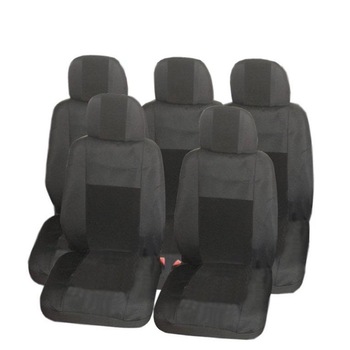 Set huse Scaune Auto Universale Flexzon Lux, Negru, MPV-5 15 buc Set huse Scaune Auto Universale Flexzon Lux, Negru, MPV-5 15 buc