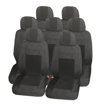 Set huse scaun auto universale Flexzon Lux, negru, MPV-7 Set huse scaun auto universale Flexzon Lux, negru, MPV-7