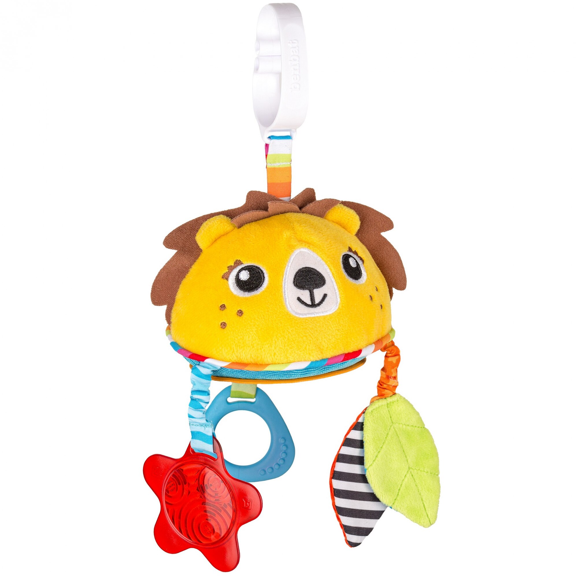 Jucarie din plus cu oglinda pentru dezvoltare senzoriala Lion, Benbat