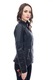 Geaca imitatie piele cambrata, neagra, Diferit, M