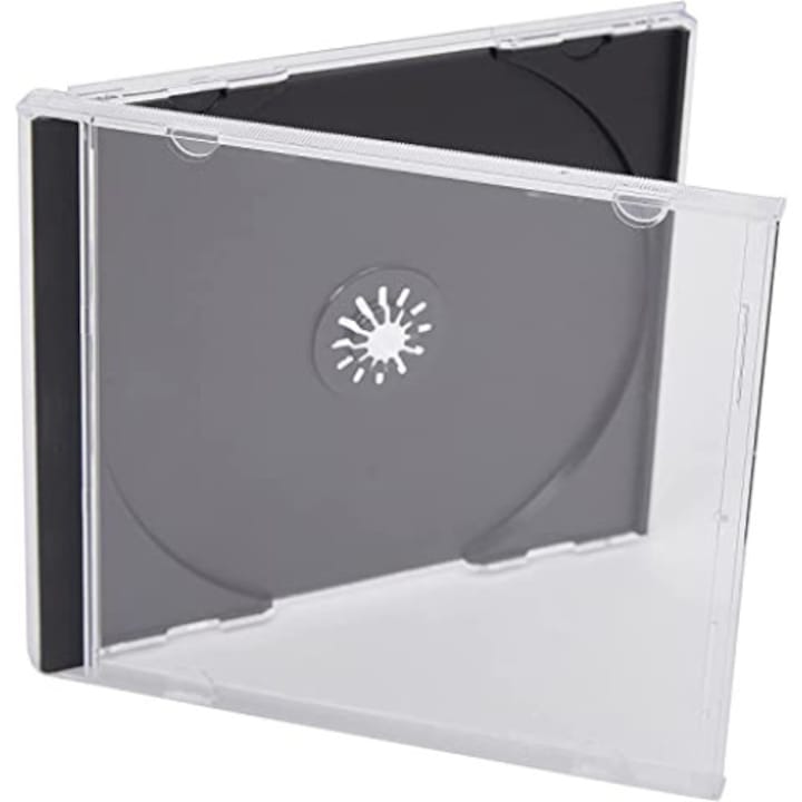 Кутии за CD-R тънки, CD Box Single Digital One, SP00750, 10 бр. черни
