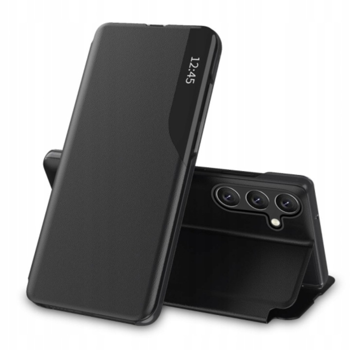 Tech-Protect Smart View Galaxy A14 4G / 5G Black telefontok fekete