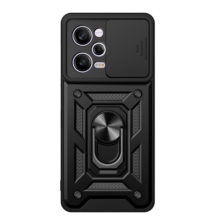 Carcasa TECH-PROTECT Cam Shield Pro compatibila cu Xiaomi Redmi Note 12 Pro / Poco X5 Pro 5G Black