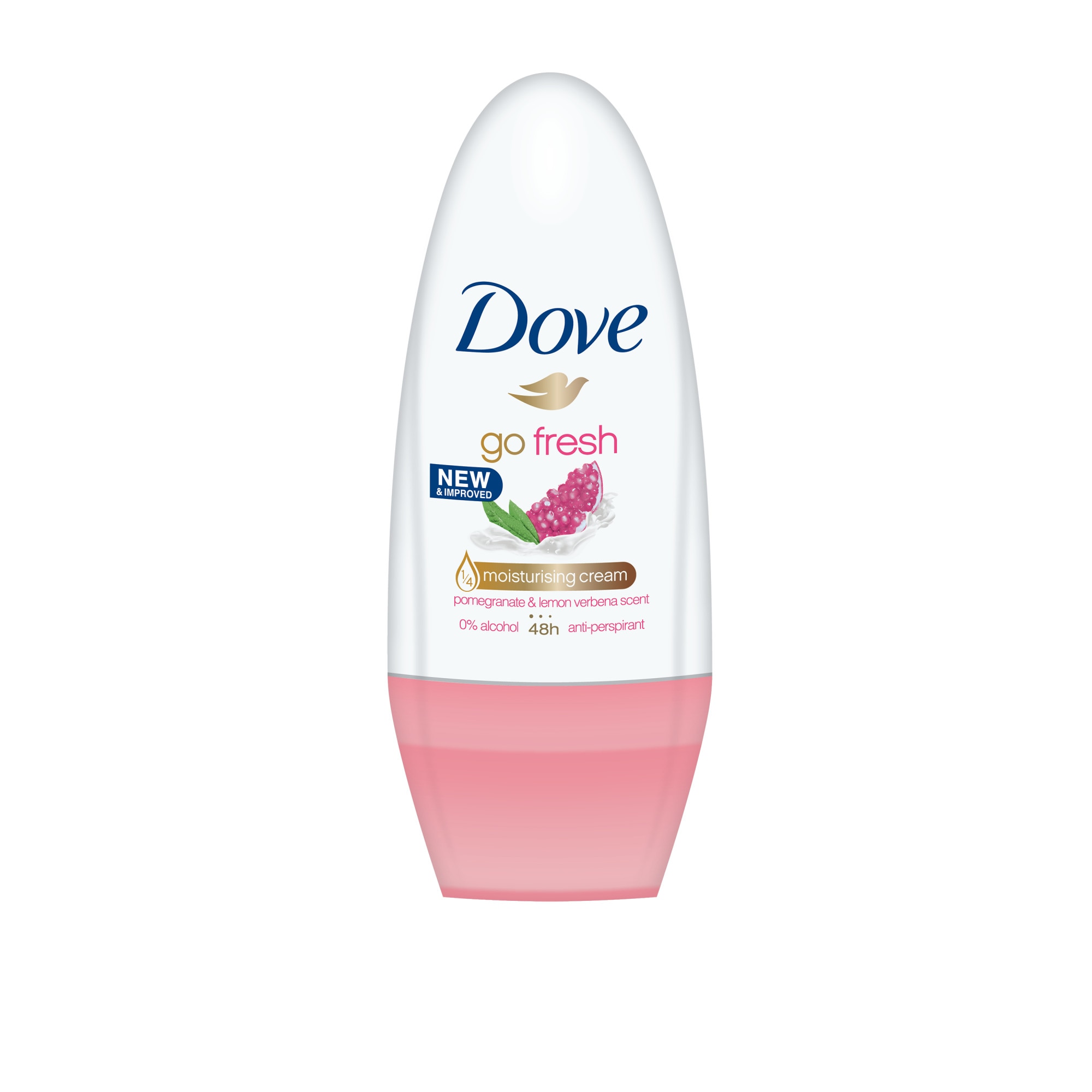 Deodorant antiperspirant roll-on Dove Go Fresh Pomegranate, 40 ml