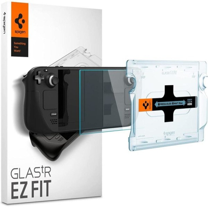 Spigen GLAS.TR "EZ FIT" STEAM DECK CLEAR védőfólia