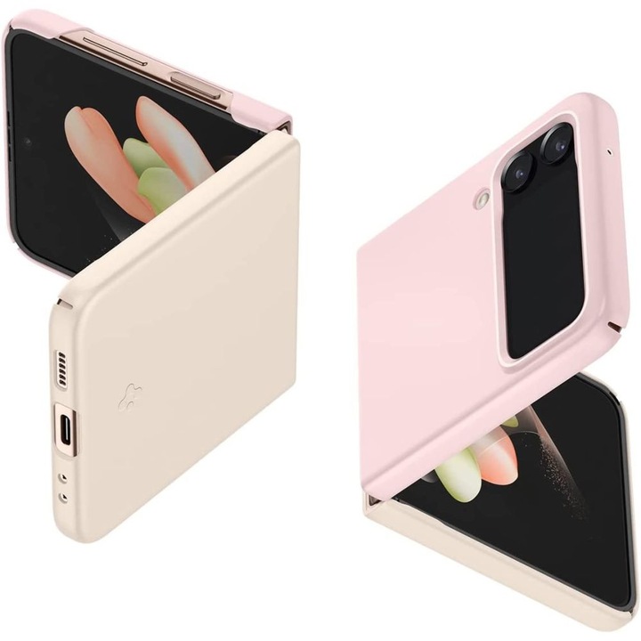 Кейс за Samsung Galaxy Z Flip4, Spigen Air Skin, Cotton Pink