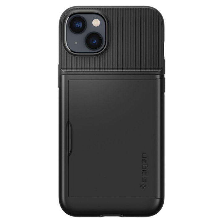 Carcasa Spigen Slim Armor CS compatibila cu iPhone 14 Plus Black