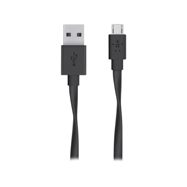 Belkin Flat Micro-USB to USB-A USB кабел 1,2 м USB A Micro-USB A Черен